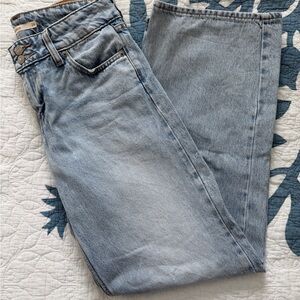 Light Blue women’s Jeans - Classic Straight Fit loose